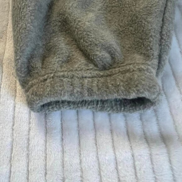 Size Large Light Gray Full Zip Fleece Jacket Road Chasers Motorcycle Logo - Picture 3 of 9